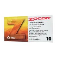 Фото Зокор таб. 10мг №28