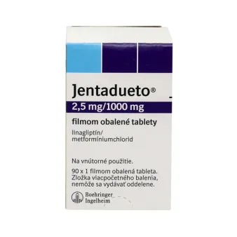 Джентадуэто 2,5мг 1000мг табл. №90