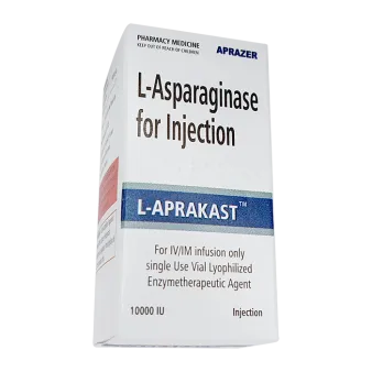 Аспарагиназа (L аспарагиназа) L-Aprakast 10000 МЕ лиоф. для приг. р-ра для инъек. №1