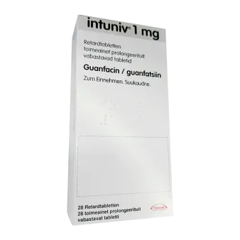Интунив Intuniv ретард таблетки 1мг N28